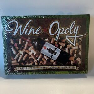 Wine‎ Opoly Board Game  Fun Entertainment Brand New Sealed